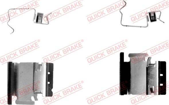 QUICK BRAKE 109-1218-1 - Комплектующие для колодок дискового тормоза avtokuzovplus.com.ua