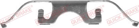 QUICK BRAKE 109-1224-1 - Комплектующие для колодок дискового тормоза autodnr.net