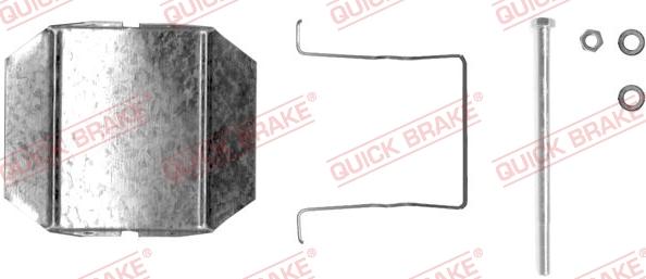 QUICK BRAKE 109-1237-1 - Комплектующие для колодок дискового тормоза autodnr.net