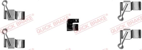 QUICK BRAKE 109-1238-1L - Комплектующие для колодок дискового тормоза avtokuzovplus.com.ua
