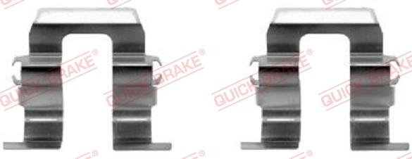 QUICK BRAKE 109-1259-1 - Комплектующие для колодок дискового тормоза autodnr.net