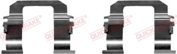 QUICK BRAKE 109-1275-1 - Комплектующие для колодок дискового тормоза autodnr.net