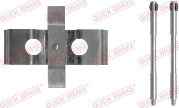 QUICK BRAKE 109-1296-1 - Комплектующие для колодок дискового тормоза avtokuzovplus.com.ua