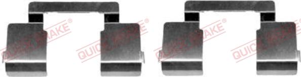 QUICK BRAKE 109-1609-1 - Комплектующие для колодок дискового тормоза avtokuzovplus.com.ua