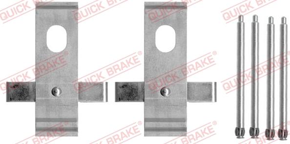 QUICK BRAKE 1091634 - Комплектующие для колодок дискового тормоза avtokuzovplus.com.ua