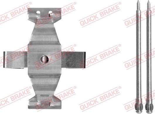 QUICK BRAKE 109-1636-1 - Комплектующие для колодок дискового тормоза avtokuzovplus.com.ua