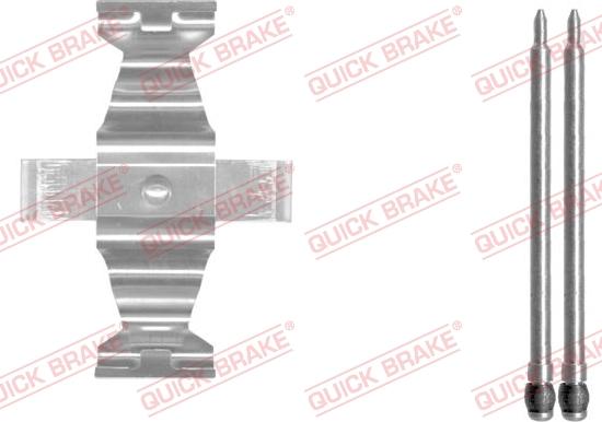 QUICK BRAKE 109-1643-1 - Комплектующие для колодок дискового тормоза avtokuzovplus.com.ua
