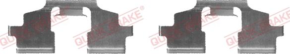 QUICK BRAKE 109-1675-1 - Комплектующие для колодок дискового тормоза autodnr.net