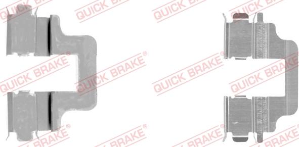 QUICK BRAKE 109-1731-1 - Комплектующие для колодок дискового тормоза avtokuzovplus.com.ua