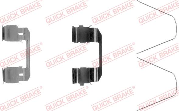 QUICK BRAKE 109-1743-1 - Комплектующие для колодок дискового тормоза autodnr.net