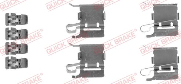 QUICK BRAKE 109-1748-1 - Комплектующие для колодок дискового тормоза avtokuzovplus.com.ua