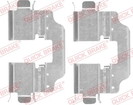 QUICK BRAKE 109-1773-1 - Комплектующие для колодок дискового тормоза avtokuzovplus.com.ua
