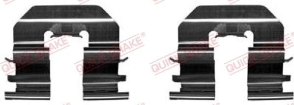 QUICK BRAKE 109-1780-1 - Комплектующие для колодок дискового тормоза avtokuzovplus.com.ua