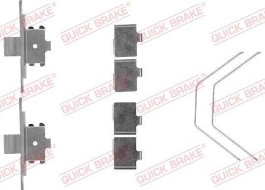 QUICK BRAKE 109-1791R-1 - Комплектующие для колодок дискового тормоза autodnr.net