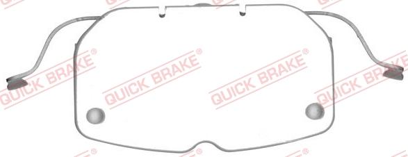 QUICK BRAKE 109-1792R-1 - Комплектующие для колодок дискового тормоза autodnr.net