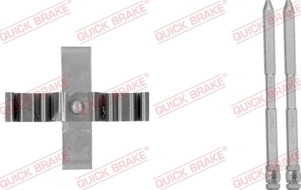 QUICK BRAKE 109-1801-1 - Комплектующие для колодок дискового тормоза avtokuzovplus.com.ua