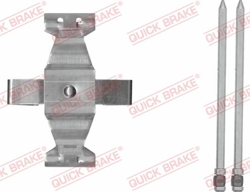 QUICK BRAKE 109-1804-1 - Комплектуючі, колодки дискового гальма autocars.com.ua