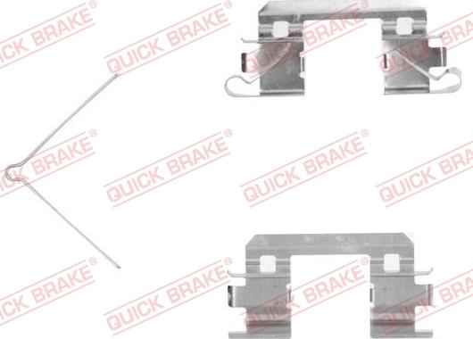 QUICK BRAKE 109-1811R-1 - Комплектующие для колодок дискового тормоза avtokuzovplus.com.ua