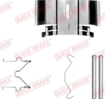 QUICK BRAKE 109-1836R-1 - Комплектующие для колодок дискового тормоза autodnr.net