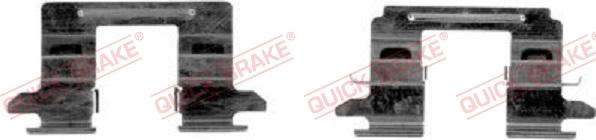 QUICK BRAKE 109-1841R-1 - Комплектующие для колодок дискового тормоза avtokuzovplus.com.ua