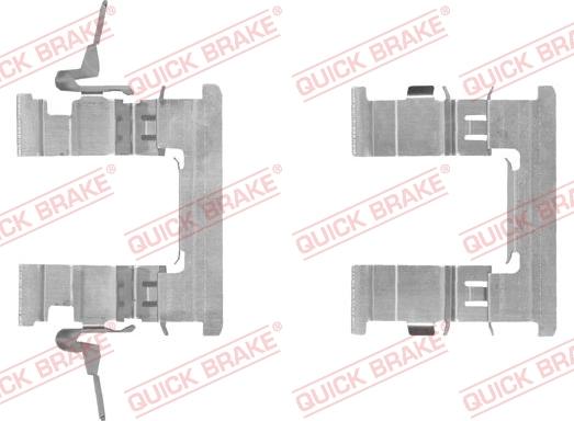 QUICK BRAKE 109-1842R-1 - Комплектующие для колодок дискового тормоза avtokuzovplus.com.ua