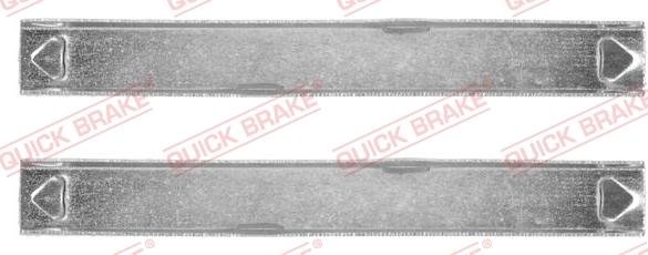 QUICK BRAKE 109-1857-1 - Комплектуючі, колодки дискового гальма autocars.com.ua
