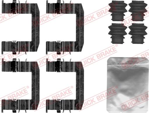 QUICK BRAKE 109-1872 - Комплектующие для колодок дискового тормоза avtokuzovplus.com.ua