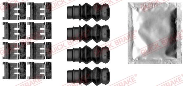 QUICK BRAKE 1091877 - Комплектующие для колодок дискового тормоза avtokuzovplus.com.ua