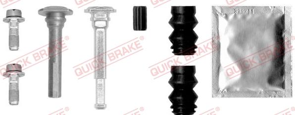 QUICK BRAKE 113-0027X - Комплект направляючої гільзи autocars.com.ua