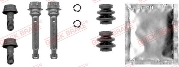 QUICK BRAKE 113-0028X - Комплект направляючої гільзи autocars.com.ua