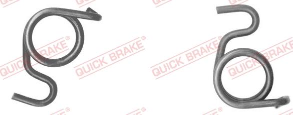QUICK BRAKE 113-0511 - Ремкомплект, вал гальмо гальмівної (гальмівний супорт) autocars.com.ua