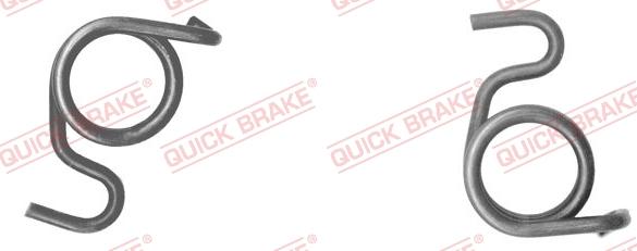 QUICK BRAKE 113-0511 - Ремкомплект, вал стояночный тормозной (тормозной суппорт) avtokuzovplus.com.ua