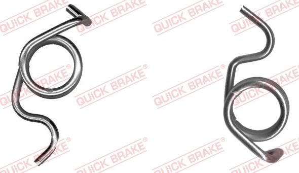 QUICK BRAKE 113-0515 - Ремкомплект, вал гальмо гальмівної (гальмівний супорт) autocars.com.ua