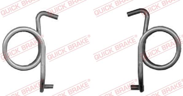 QUICK BRAKE 113-0520 - Ремкомплект, вал гальмо гальмівної (гальмівний супорт) autocars.com.ua