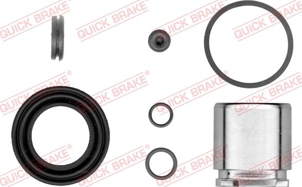 QUICK BRAKE 114-5386 - Ремкомплект, гальмівний супорт autocars.com.ua