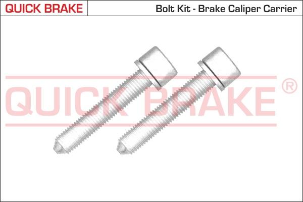 QUICK BRAKE 11612K - Болт, корпус скоби гальма autocars.com.ua