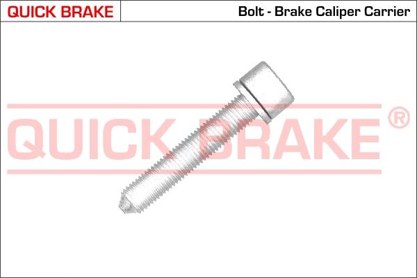 QUICK BRAKE 11612 - Болт, корпус скобы тормоза avtokuzovplus.com.ua