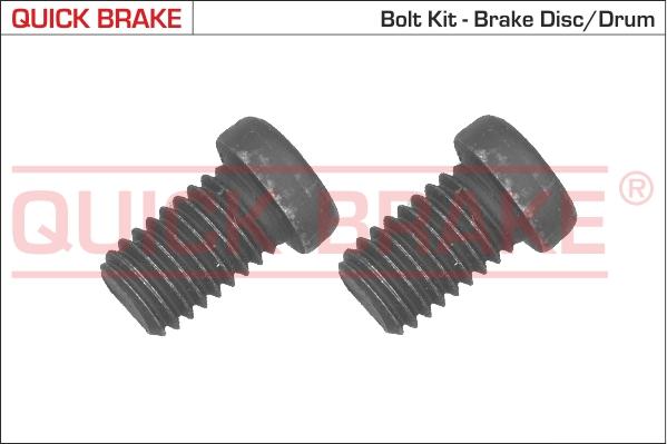 QUICK BRAKE 11668K - Комплект болтів, гальмівний диск autocars.com.ua