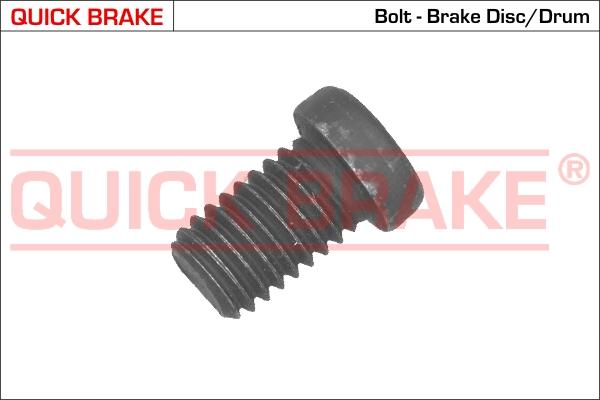 QUICK BRAKE 11668 - Болт кріплення гальмівного диска autocars.com.ua