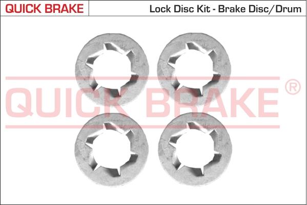 QUICK BRAKE 11673K - Комплект болтів, гальмівний диск autocars.com.ua
