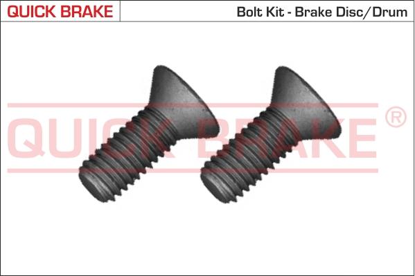 QUICK BRAKE 11676K - Комплект болтів, гальмівний диск autocars.com.ua