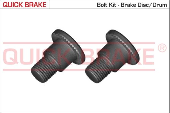 QUICK BRAKE 11679K - Комплект болтів, гальмівний диск autocars.com.ua