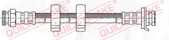 QUICK BRAKE 22.203 - Тормозной шланг autodnr.net