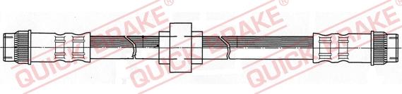 QUICK BRAKE 22.919 - Гальмівний шланг autocars.com.ua