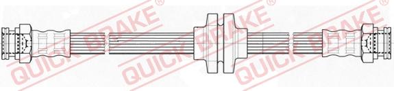 QUICK BRAKE 22.926 - Тормозной шланг autodnr.net