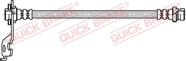 QUICK BRAKE 22.936 - Гальмівний шланг autocars.com.ua