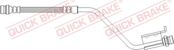 QUICK BRAKE 22.946 - Гальмівний шланг autocars.com.ua