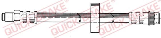 QUICK BRAKE 32.104 - Гальмівний шланг autocars.com.ua