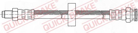 QUICK BRAKE 32.109 - Гальмівний шланг autocars.com.ua