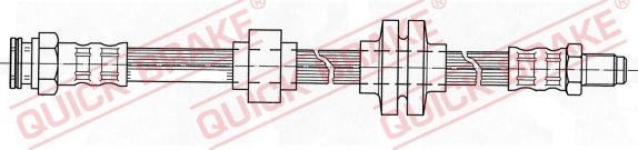 QUICK BRAKE 32.207 - Гальмівний шланг autocars.com.ua